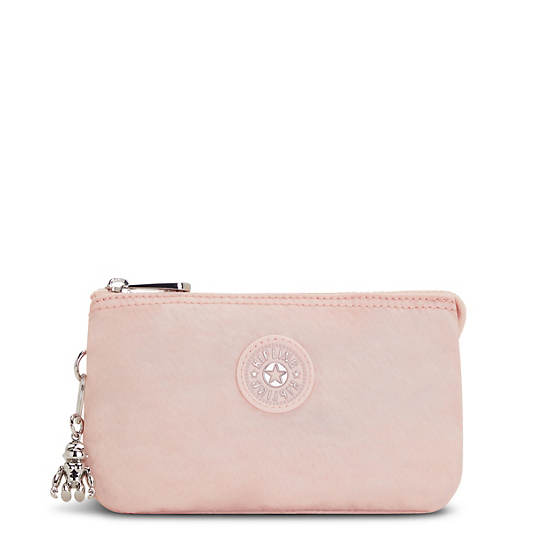 Kipling Creativity Large Fashion Pouch Bags Spring Rose Embossed | AU 2081VR